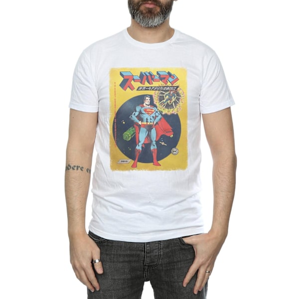 DC Comics Superman International Cover T-shirt M Vit White M