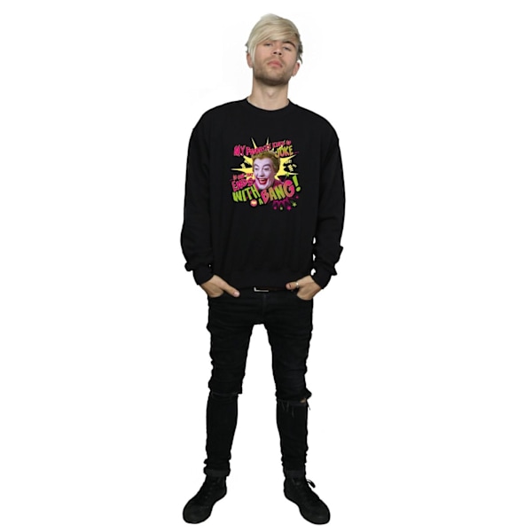 DC Comics Herr Batman TV-serie Joker Bang Sweatshirt L Svart Black L