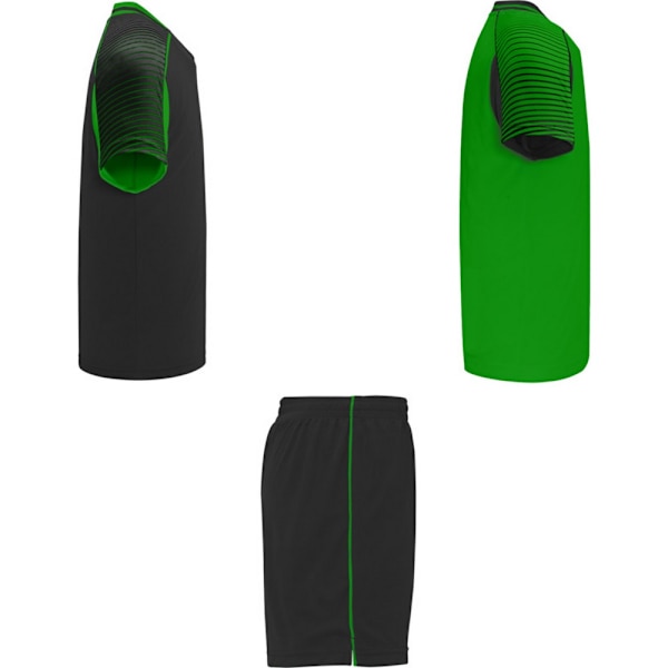 Roly Unisex Adult Juve Sports Sports Set M Fern Green/Solid Bla Fern Green/Solid Black M