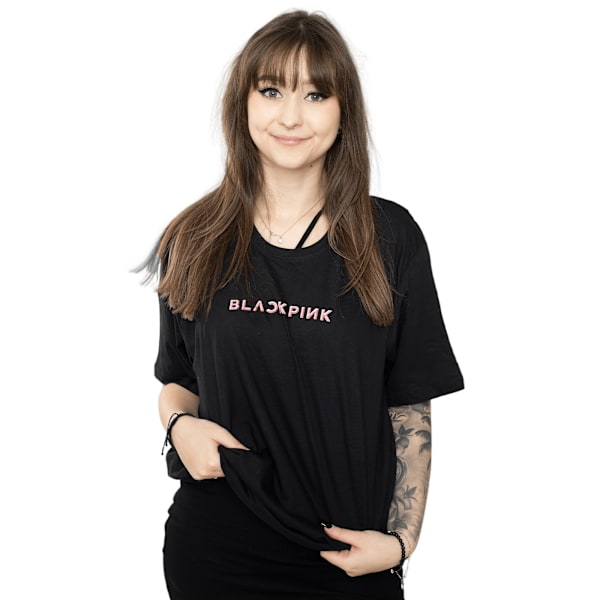 BlackPink Unisex Vuxen Smak Som Baktryck Bomull T-shirt M B Black M