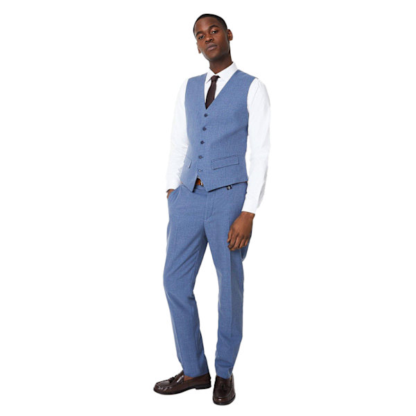 Burton Herr V-ringad Slim Bröllopsväst XS Blå Blue XS