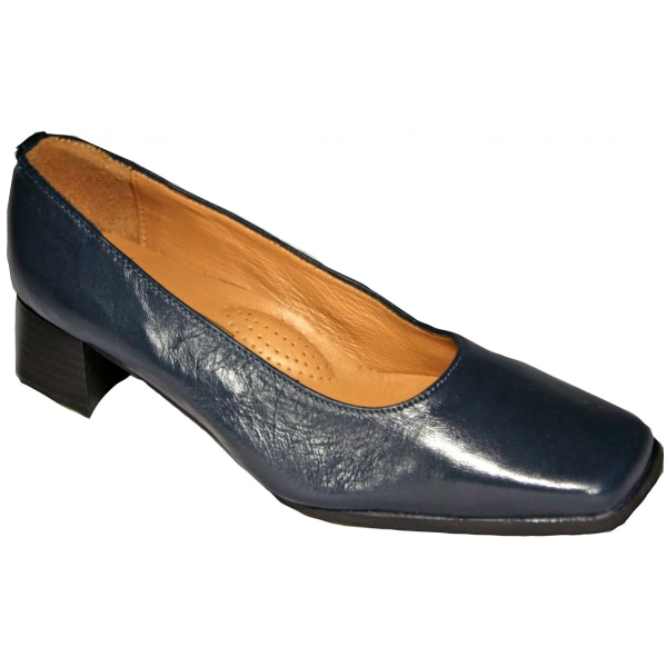 Amblers Walford Ladies Wide Fit Court / Damskor 4 UK Navy Navy 4 UK