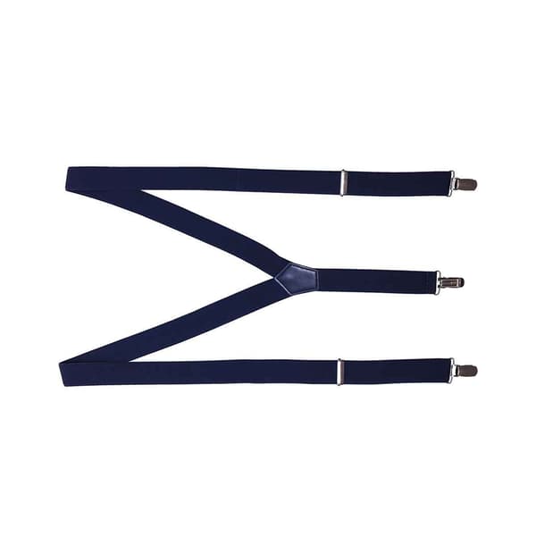 Premier Herr Clip On Braces One Size Marinblå Navy One Size