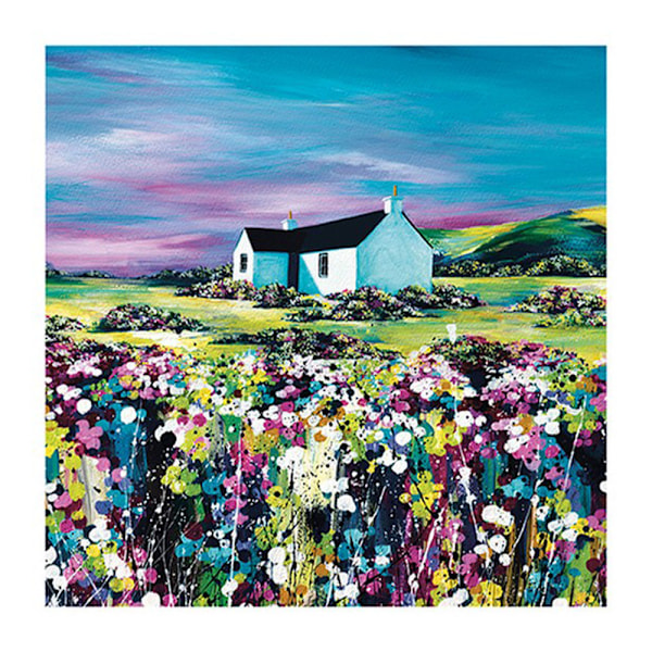 Avril Thomson Smith Nightfall Paper Print 30cm x 30cm Multicolo Multicoloured 30cm x 30cm