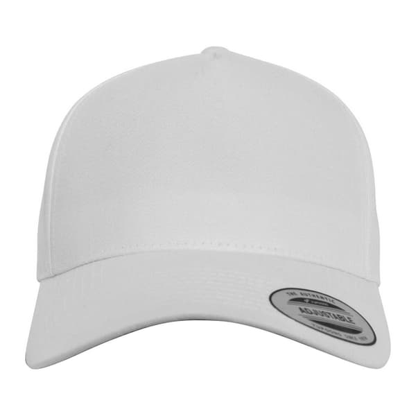 Flexfit Classic 5-panels basebollkeps en storlek vit White One Size