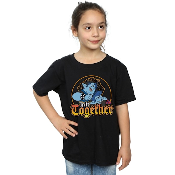 Disney Girls Onward In It Together Bomull T-shirt 3-4 år Bla Black 3-4 Years