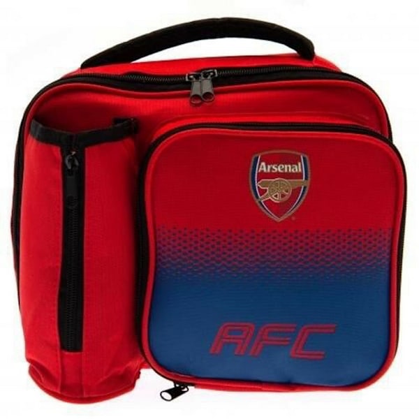 Arsenal FC Fade Lunchväska med Flaskhållare En Storlek Röd/Blå Red/Blue One Size