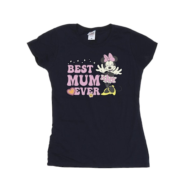 Disney Dam/Dam Bästa Mamma Någonsin Bomull T-shirt L Marinblå Navy Blue L