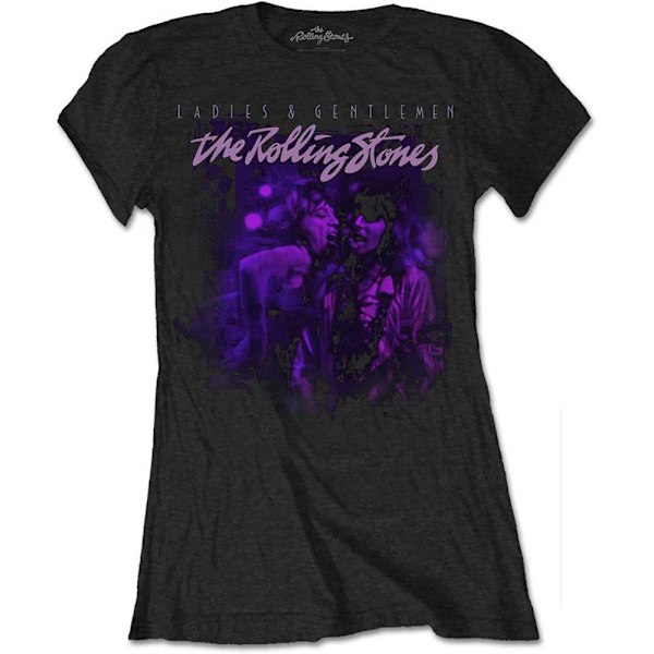 The Rolling Stones Dam/Damer Mick & Keith Together T-shirt Black S