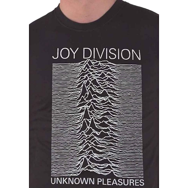 Joy Division Unisex Adult Unknown Pleasures Bomull T-shirt XXL Black XXL