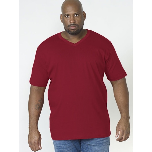 Duke Herr D555 Signature 2 V-ringad T-shirt L Röd Red L