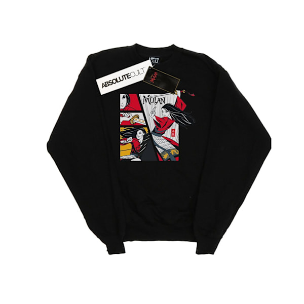 Disney Herr Mulan Film Comic Style Sweatshirt L Svart Black L
