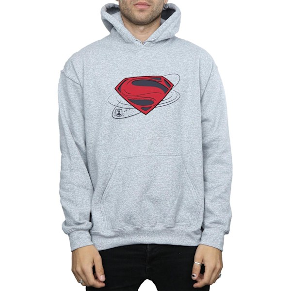 DC Comics Justice League Movie Superman Logo Hoodie M Spor Sports Grey M