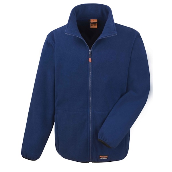 Result Work-Guard Herr tung Mikrofleece Arbetsjacka L Marin Navy L