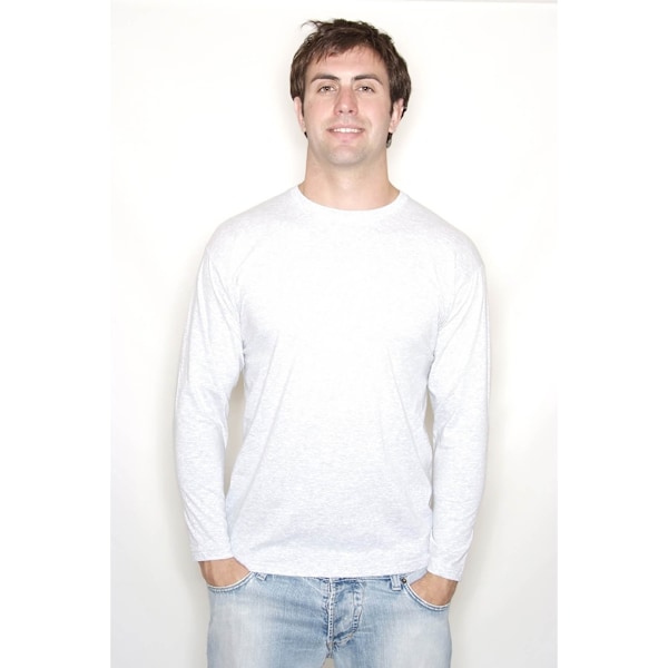 Fruit of the Loom Mens Iconic 150 Classic Long-Sleeved T-Shirt White L