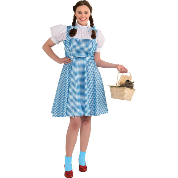 Wizard Of Oz Dam/Dam Dorothy Plus Kostym En Storlek Blå/Vit Blue/White One Size
