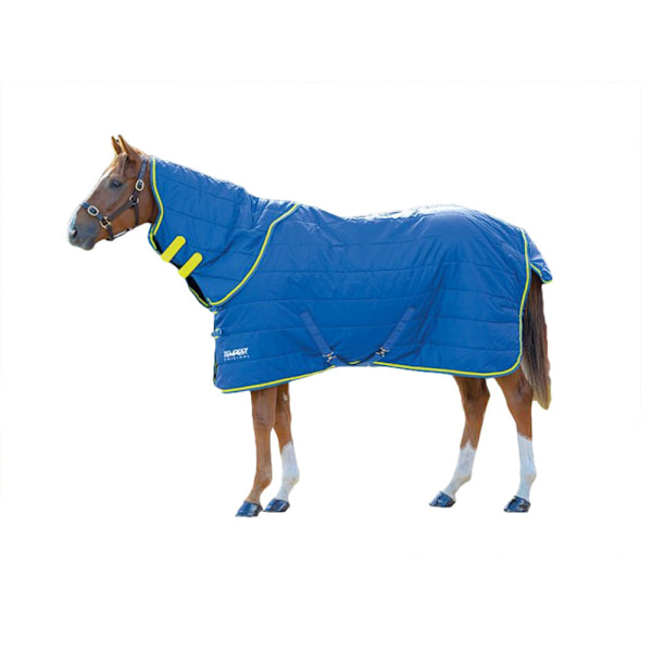 Tempest Original 100 Avtagbar Hals Häst Stalltäcke Set 84in Blue 84in