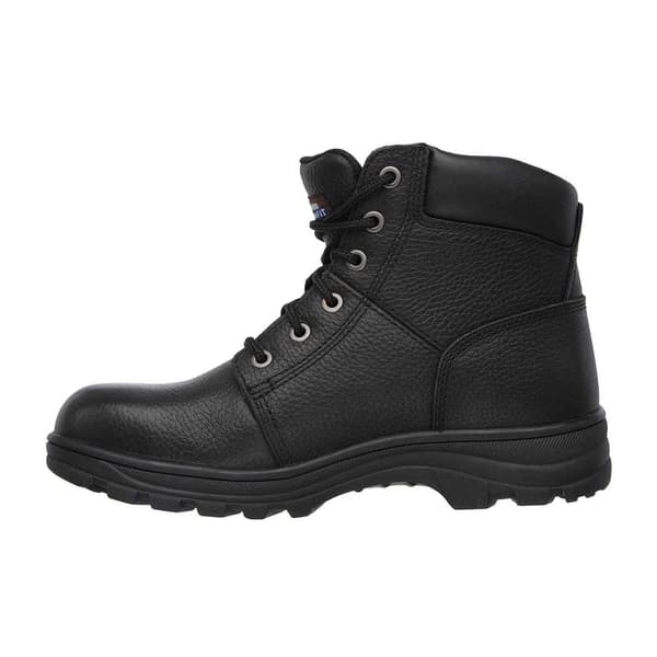 Skechers Herr Workshire Läder Stålhätta Säkerhetskängor 12 U Black 12 UK