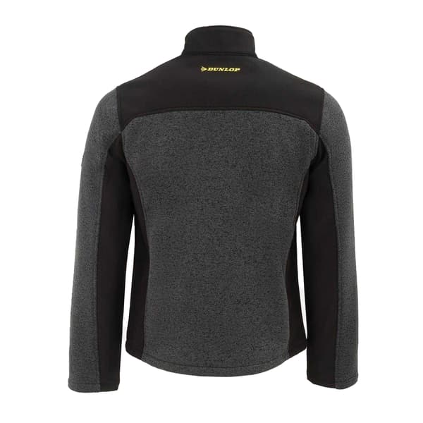 Dunlop Herr On Site Fleecejacka M Svart/Grå Black/Grey M
