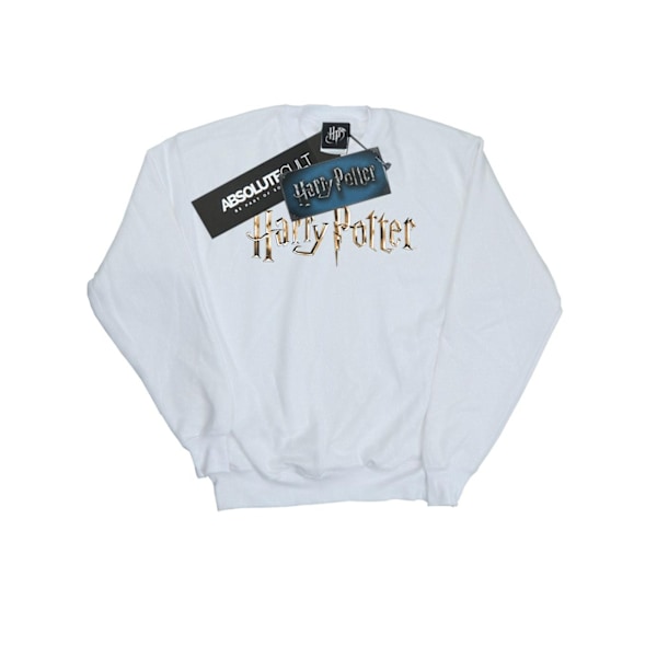 Harry Potter Dam/Dam Full Colour Logo Sweatshirt S Vit White S