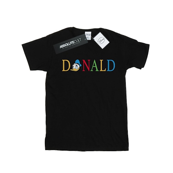 Disney Boys Donald Duck Letters T-Shirt 5-6 år Svart Black 5-6 Years