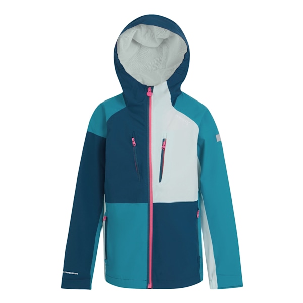 Regatta Barn/Barn Highton V Full Zip Hoodie 13 År Marockanskt Blå/Tahoe Blå Moroccan Blue/Tahoe Blue 13 Years