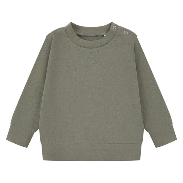 Larkwood Barn/Barn Hållbar Sweatshirt 12-18 Månader Kha Khaki 12-18 Months