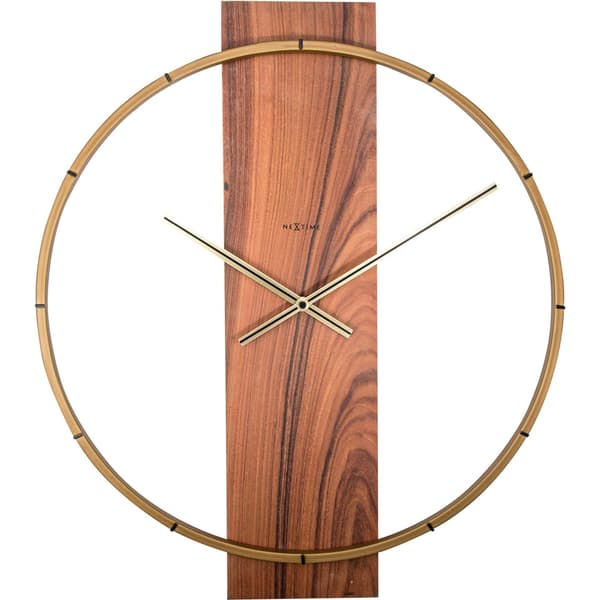 Nextime Carl Väggklocka Trä Brun - 58.2cm One Size Brun Brown One Size