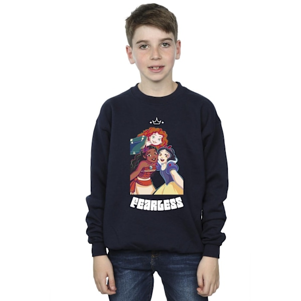 Disney Boys Princess Fearless Sweatshirt 3-4 år Marinblå Navy Blue 3-4 Years