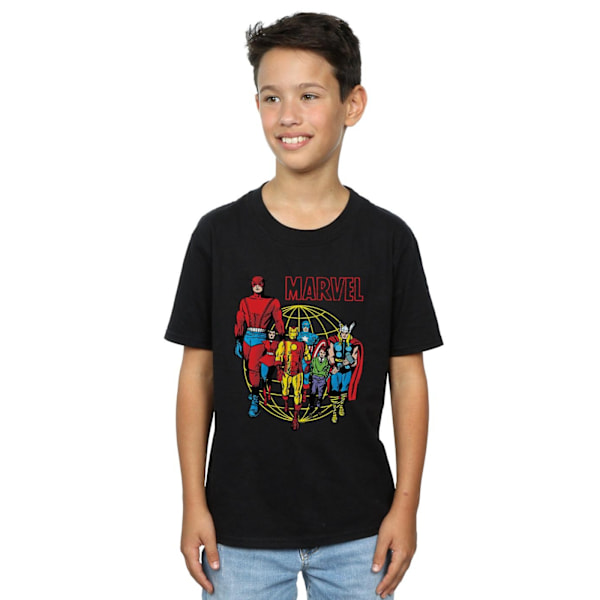 Marvel Comics Boys Atlas Group T-shirt 12-13 år Svart Black 12-13 Years