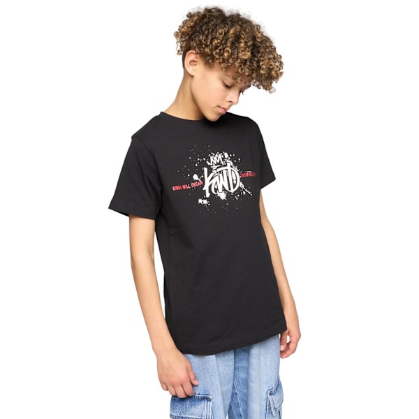 Kings Will Dream Pojkar Färgstänk T-Shirt L Svart Black L