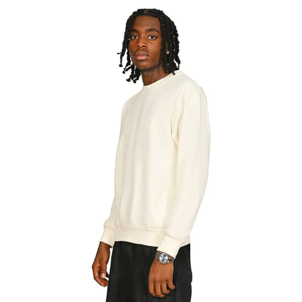 Casual Classics Herr Core Kammad Bomull Vanlig Sweatshirt L Ecru Ecru L