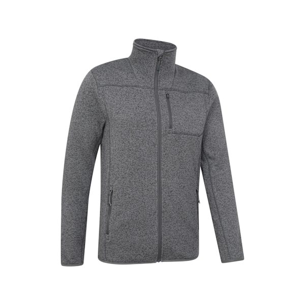 Mountain Warehouse Helford Full Zip Fleece Jacka för Herr XS Kol Charcoal XS