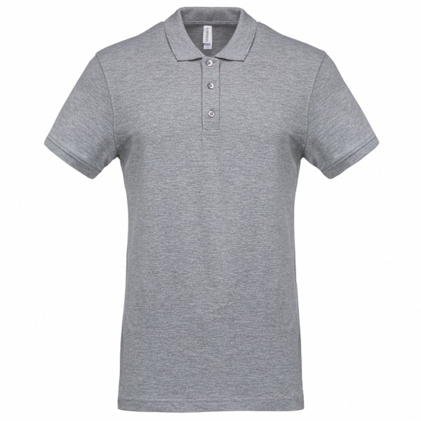 Kariban Herr Pique Poloshirt 3XL Oxford Grå Oxford Grey 3XL