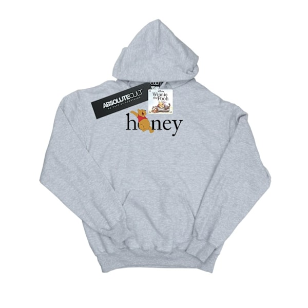 Disney Winnie The Pooh Honey Hoodie XXL Sports Grey för män Sports Grey XXL