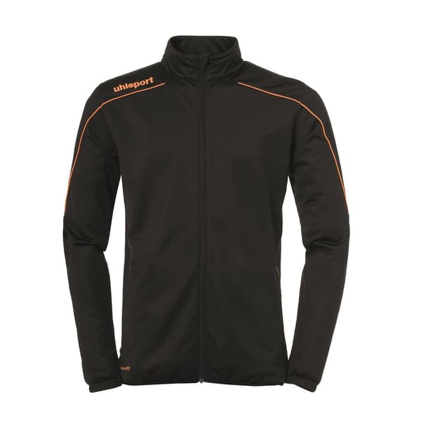 UHL Sport Herr Mock Neck Långärmad Performance Jacka S Svart Black/Orange S