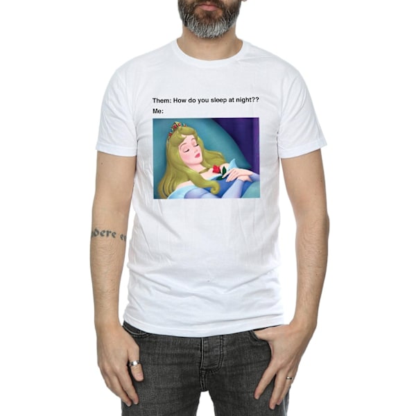 Disney Herr Sleeping Beauty Meme T-shirt L Vit White L