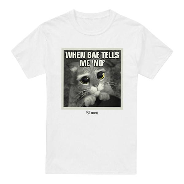 Shrek Herr Insta Mästerkatten Meme T-Shirt L Vit White L