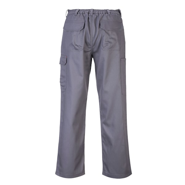 Portwest Bizweld flamskyddad cargobyxa för män 4XL R grå Grey 4XL R