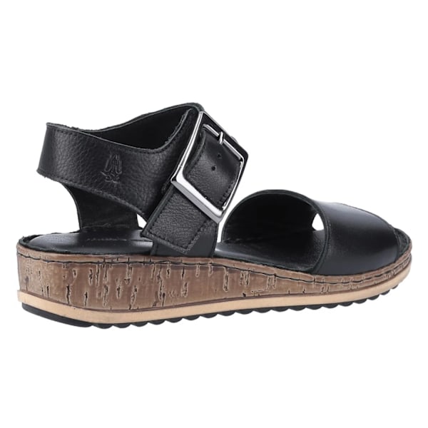 Hush Puppies Dam/Damer Ellie Läder Bred Sandaler 3 UK Svart Black 3 UK
