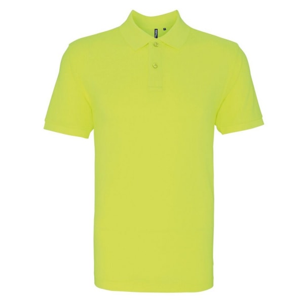 Asquith & Fox Herr Poloshirt mit kurzen Ärmeln in Sonnenblumengelb, Größe S Sunflower S