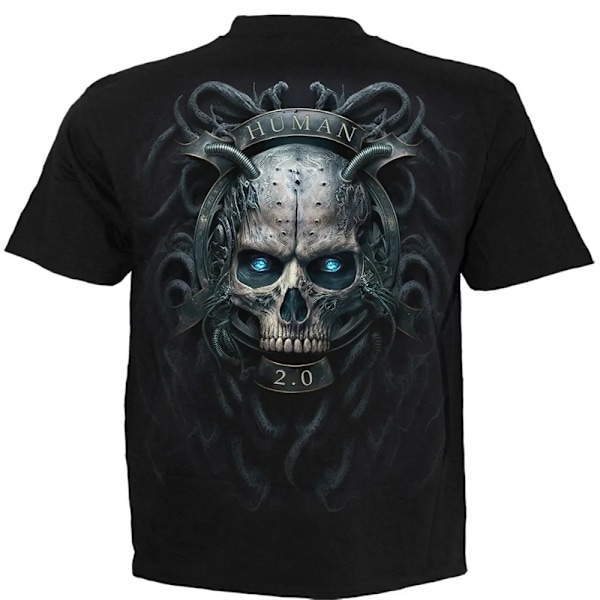 Spiral Direct Unisex Vuxen Human 2.0 T-shirt S Svart Black S