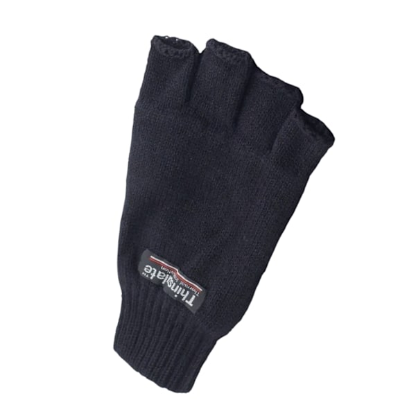 Yoko Unisex 3M Thinsulate Termiska Halvfinger Vinter/Skidhandskar Black One Size