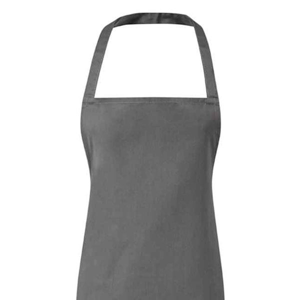 Premier Dam/Kvinnors Essentiella Haklappsförkläde / Catering Arbetskläder O Dark Grey One Size