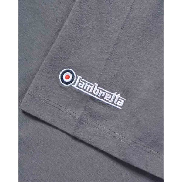 Lambretta Herr Badge T-shirt 4XL Iron Iron 4XL