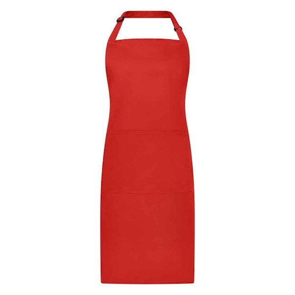 Brand Lab Haklappsförkläde i Full Storlek Röd Red One Size