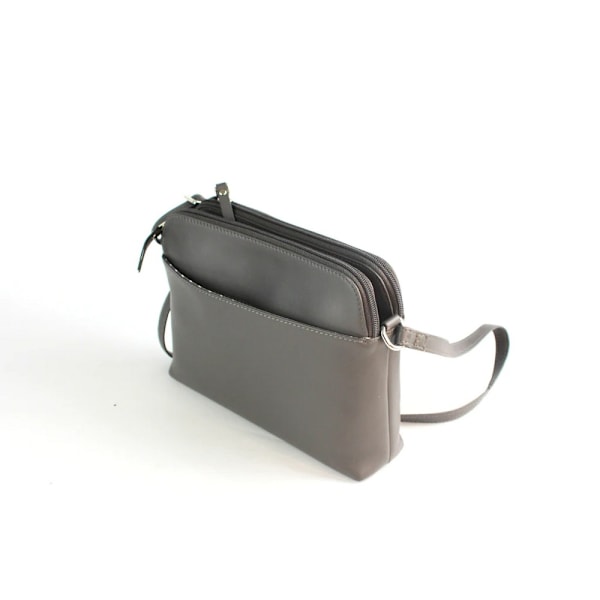 Eastern Counties Leather Terri Läderhandväska One Size Mörkgrå Dark Grey One Size