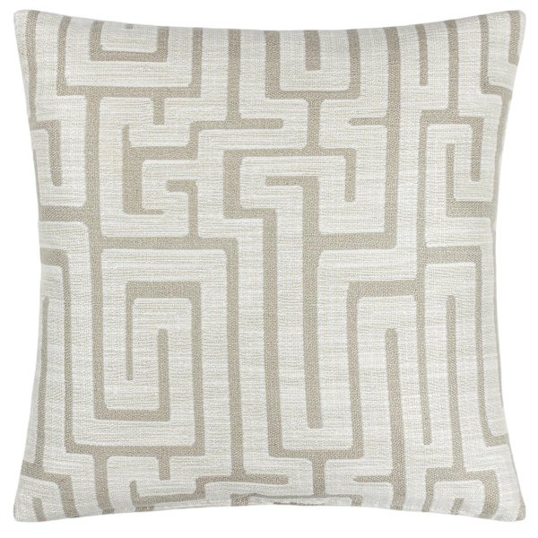 Hoem Lauder Jacquard Kuddeöverdrag 45cm x 45cm Ecru Ecru 45cm x 45cm