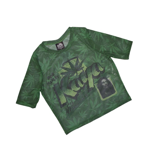 Bob Marley Kaya Crop Top för Kvinnor/Dam 18 UK Grön Green 18 UK