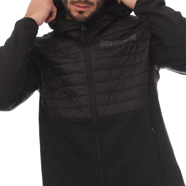 Mercier Herr Dynamic Full Zip Hoodie S Svart Black S